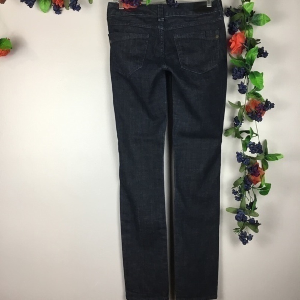 LIKE NEW EXPRESS ZELDA SKINNY Dark Wash Jeans Size 4 x 33 - Picture 3 of 14